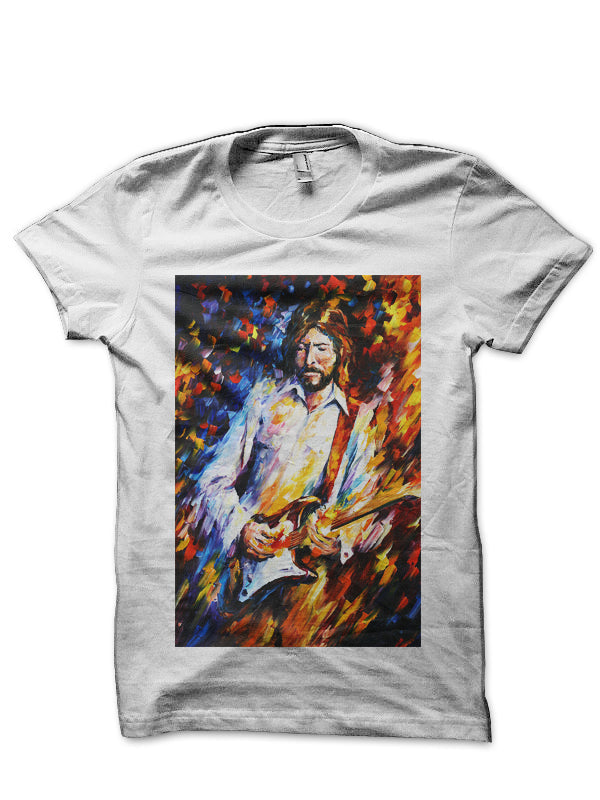 Eric Clapton White T-Shirt Style001 Hoodie, Sweatshirt | CoreVibeTees.com