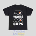 Erik Karlsson Philadelphia Flyers 50 Years No Cups T-Shirt