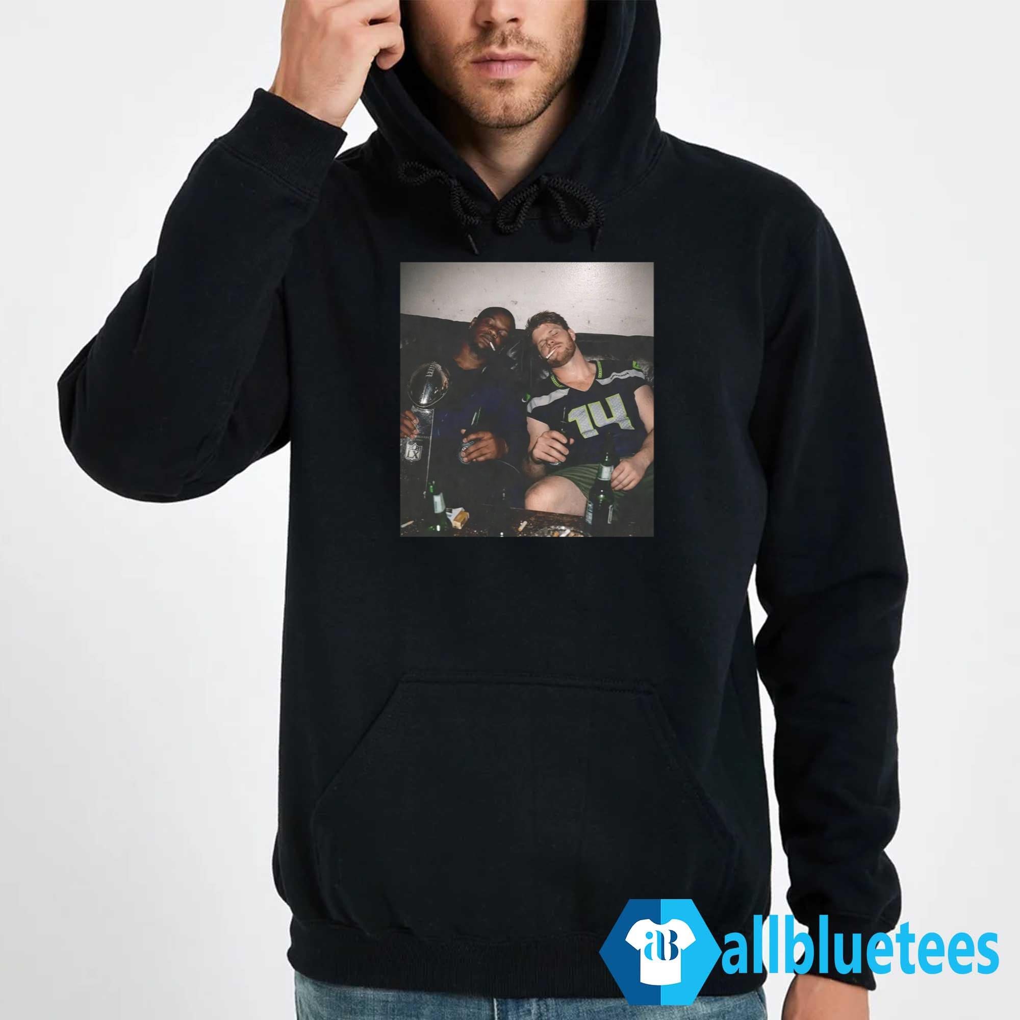Ernest Jones and Sam Darnold Smoking Shirt