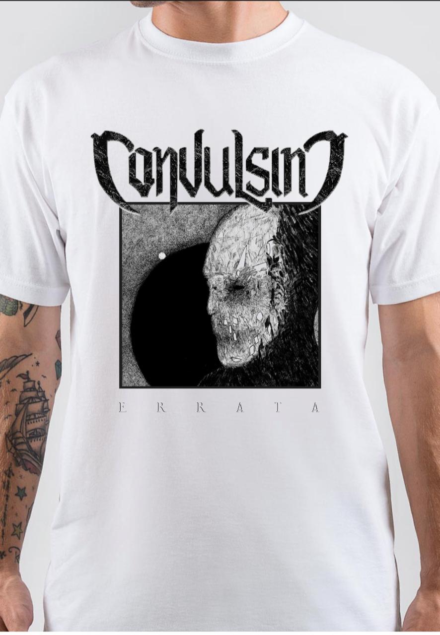 Errata Convulsing White T-Shirt Hoodie, Sweatshirt | CoreVibeTees.com