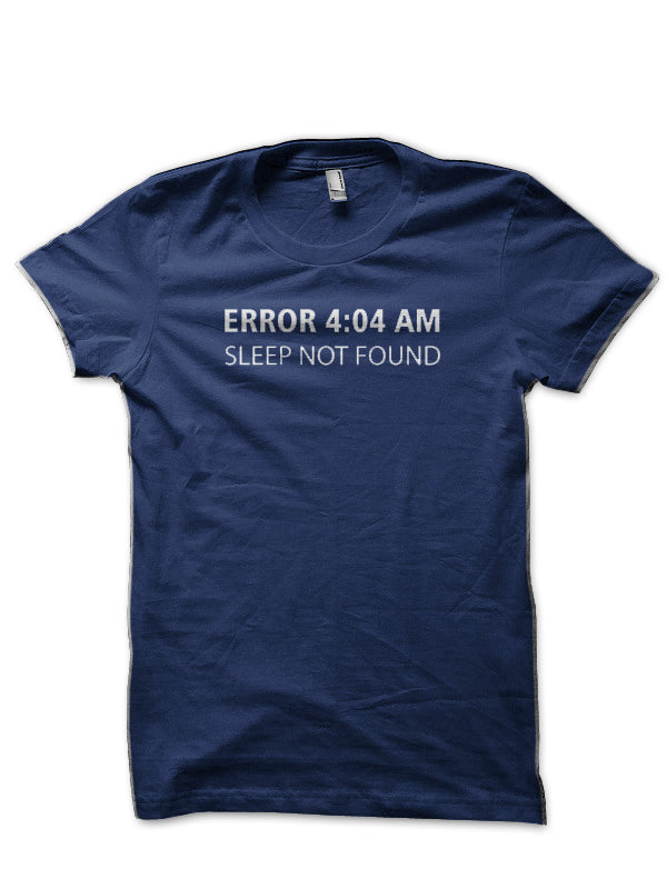 Error 404 Navy Blue T-Shirt Hoodie, Sweatshirt | CoreVibeTees.com