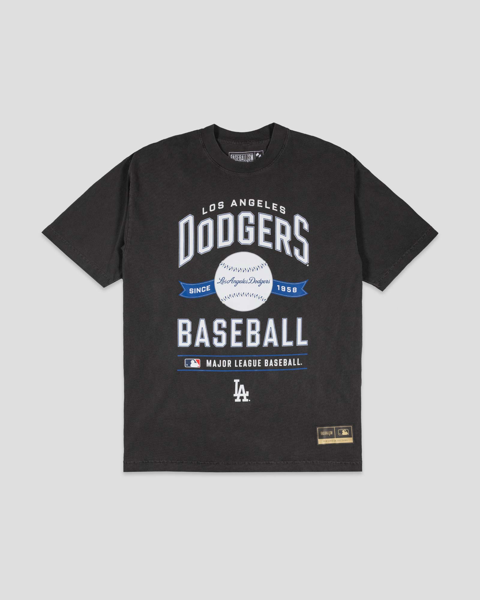 Established Oversized T-Shirt (Black) - Los Angeles Dodgers Hoodie, Sweatshirt | CoreVibeTees.com (Image 1)