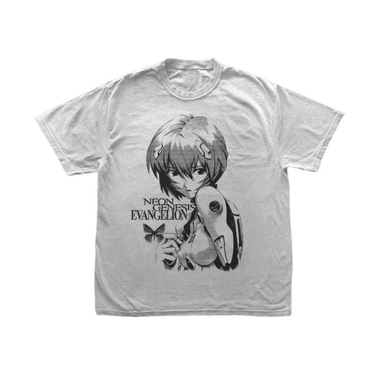 Evangelion Anime Shirt Featuring Neon Genesis Evangelion Rei and Shinji 90s Anime Vintage Style Gift Sweatshirt, Hoodie, Comfort Colors