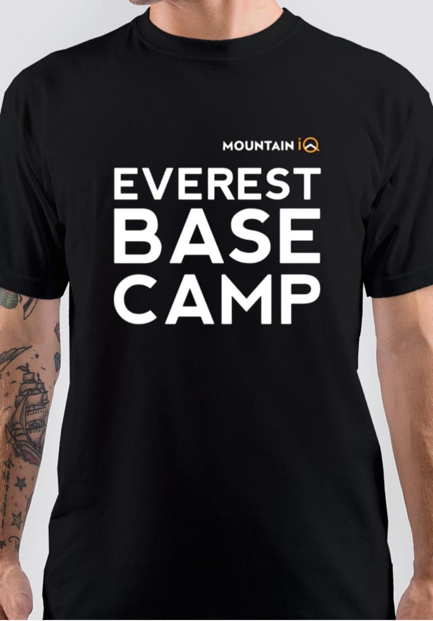 Everest Base Camp Black T-Shirt Hoodie, Sweatshirt | CoreVibeTees.com