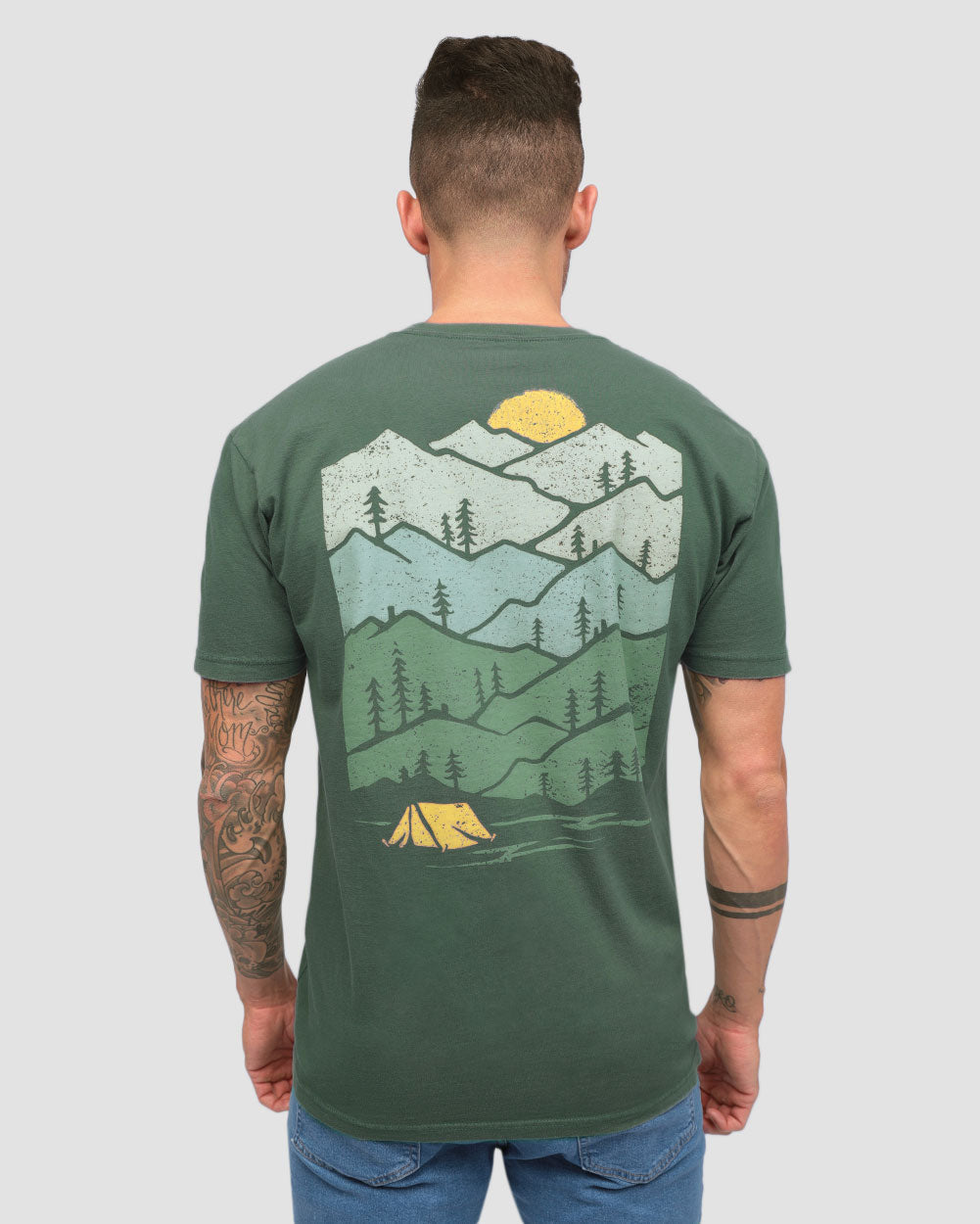Evergreen Vintage Tee Hoodie, Sweatshirt | CoreVibeTees.com (Image 5)