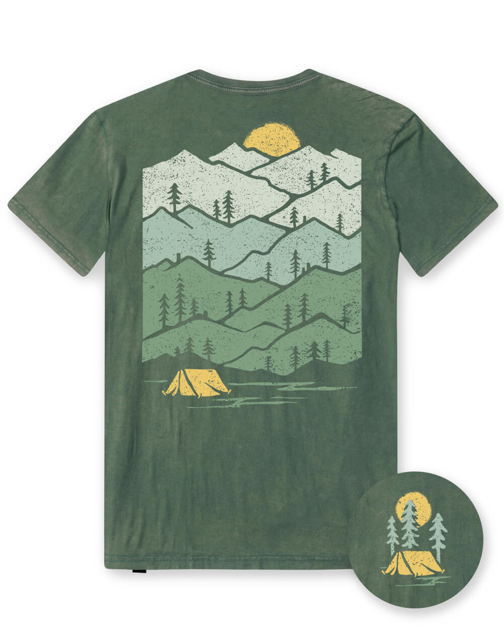 Evergreen Vintage Tee Hoodie, Sweatshirt | CoreVibeTees.com (Image 1)