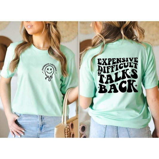 Expensive difficult and talks back Shirt, expensive and difficult Shirt,  trendy Shirt, Retro Shirt