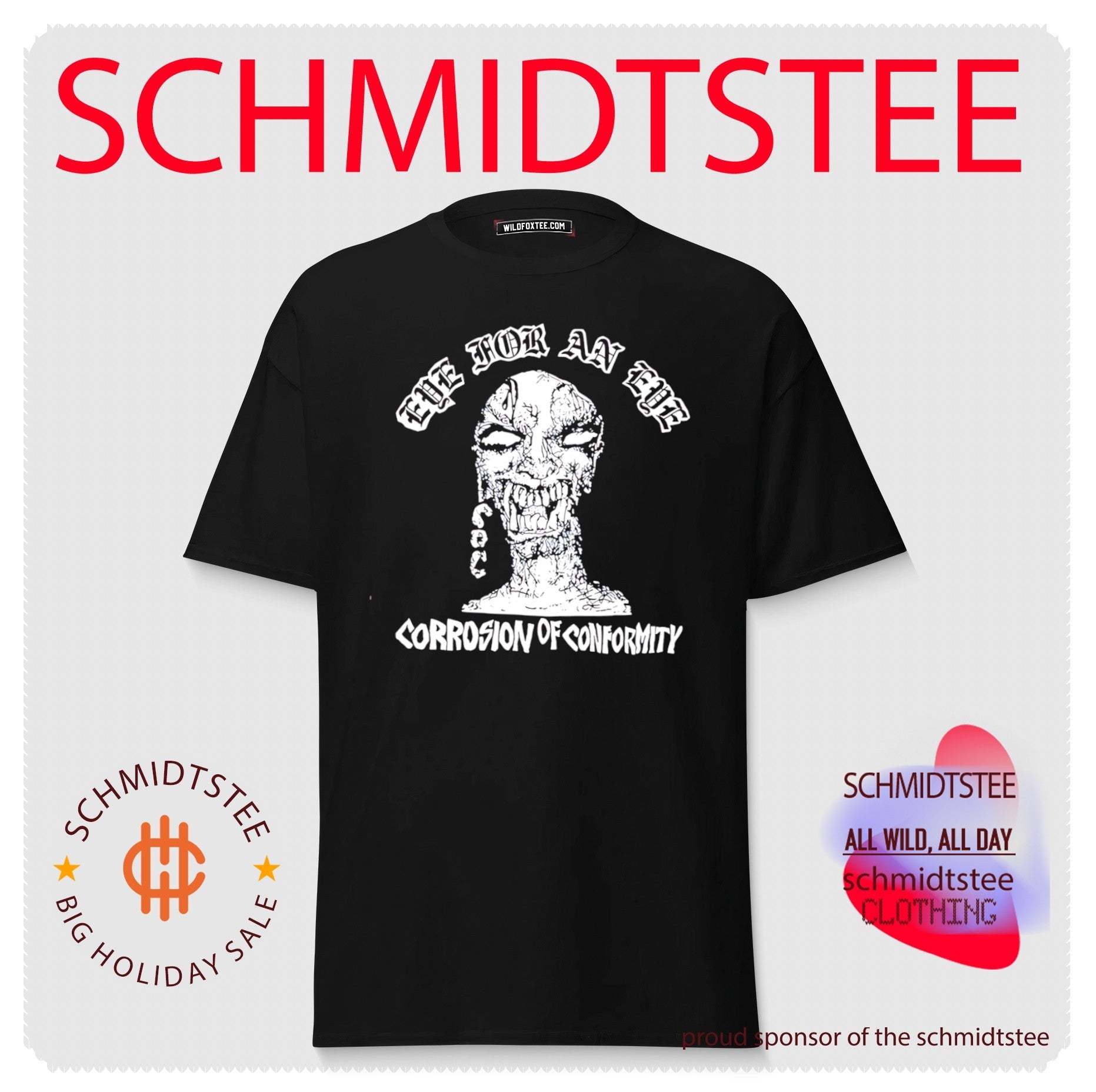 Eye for an eye corrosion of conformity graphic shirt