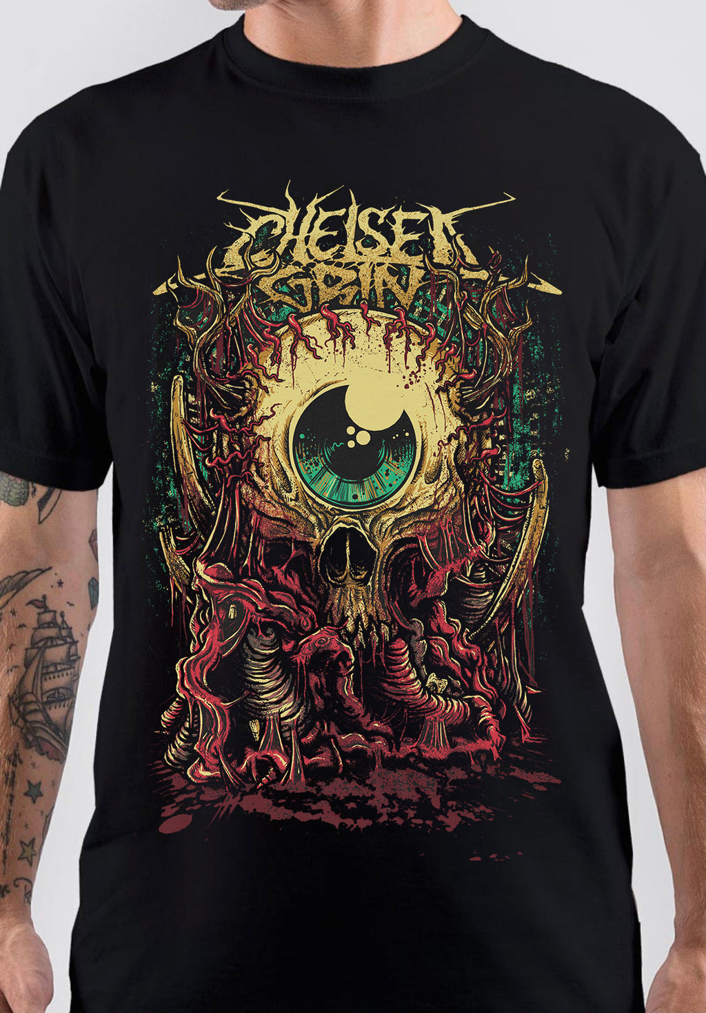 Eyeball Chelsea Grin T-Shirt Hoodie, Sweatshirt | CoreVibeTees.com