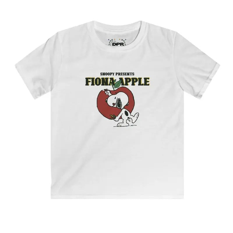 F is for Fiona Baby Tee - Fiona Apple 1990s Inspired Crop Top - Cute Stylish Short Length Cropped Tee - Summer Shirt - 90s Singer Musician
