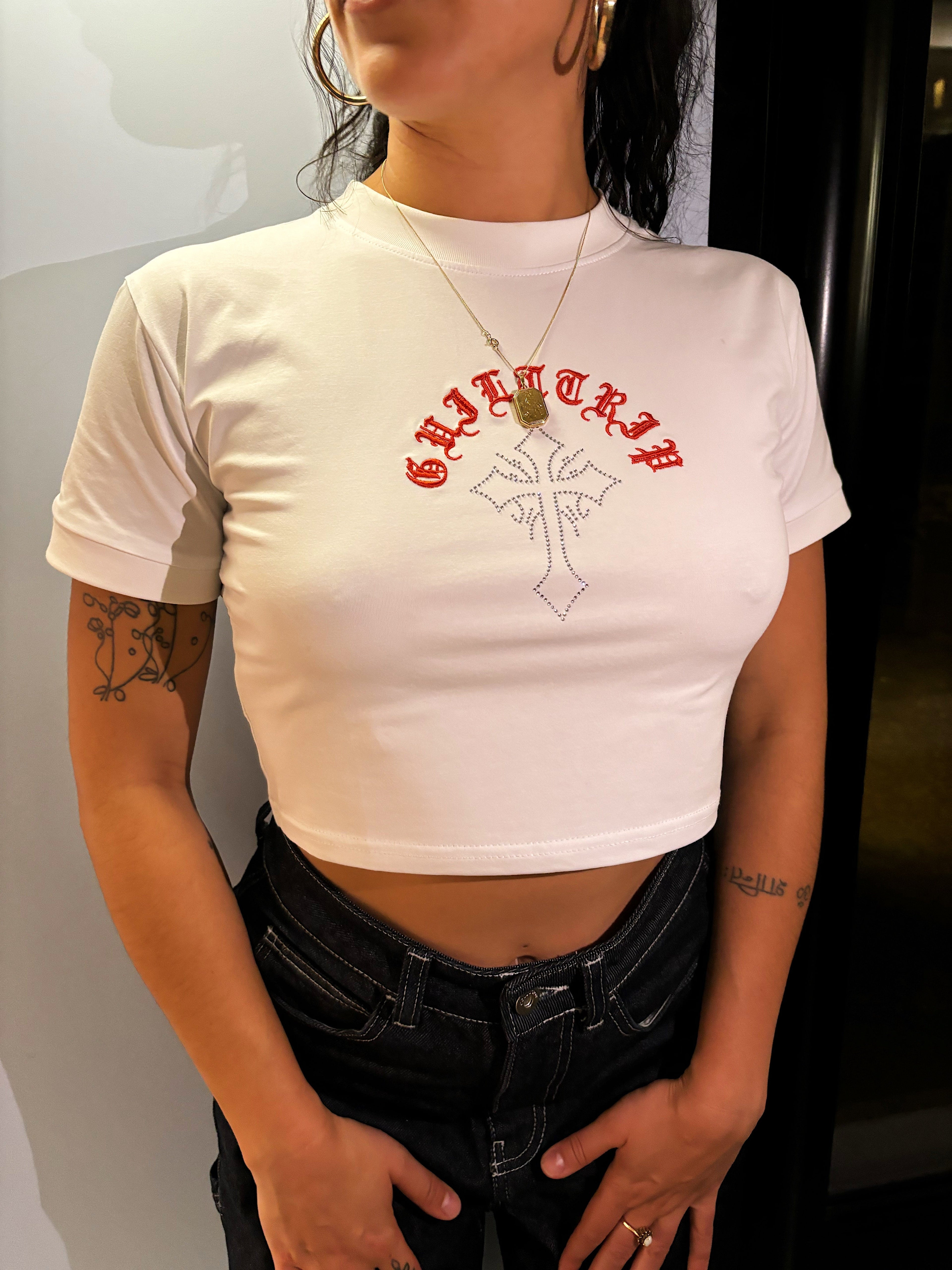 Guilt Trip Rhinestone Baby T-Shirt Hoodie, Sweatshirt | CoreVibeTees.com (Image 4)