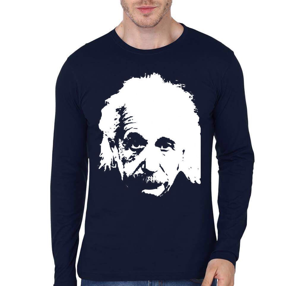 Albert Einstein Full Sleeve T-Shirt Hoodie, Sweatshirt | CoreVibeTees.com