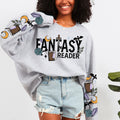 FANTASY READER SWEATSHIRT W SLEEVE PRINTS T-Shirts, Hoodie | CoreVibeTees.com (Image 1)