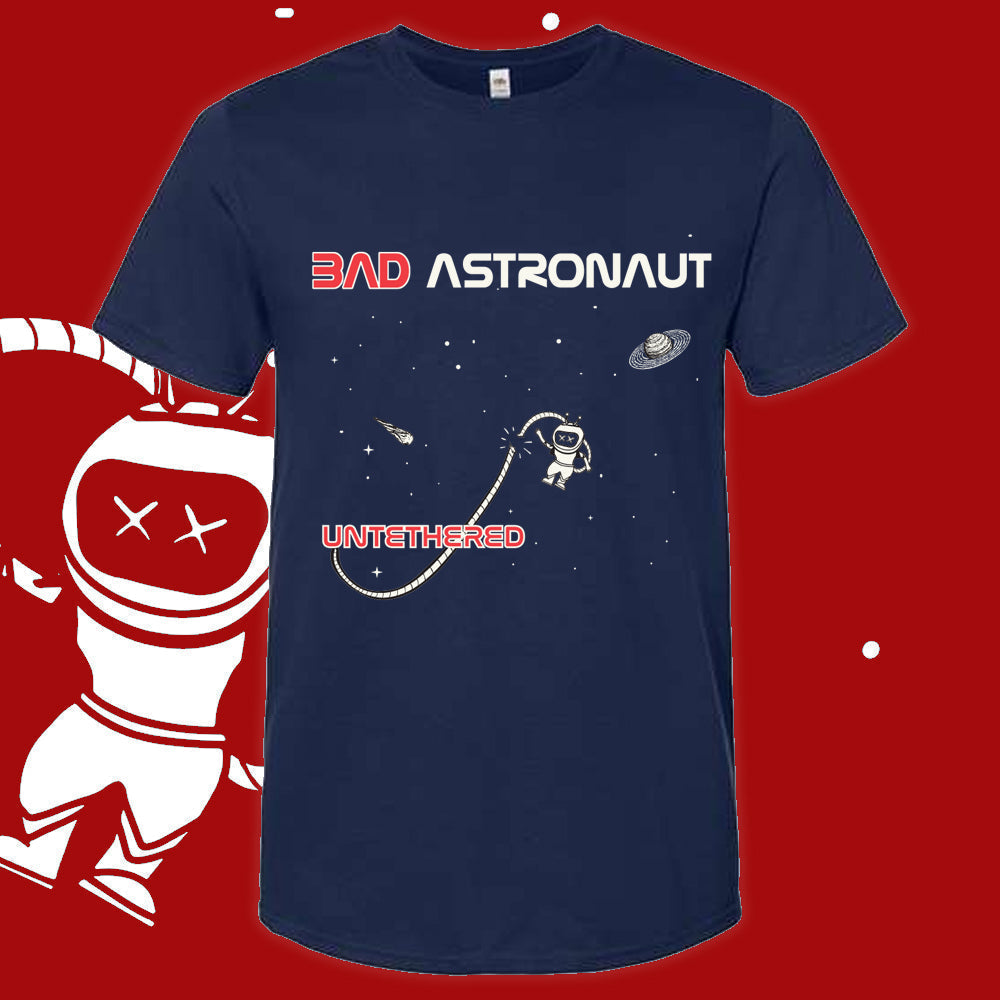 Untethered T-shirt (Navy) Hoodie, Sweatshirt | CoreVibeTees.com