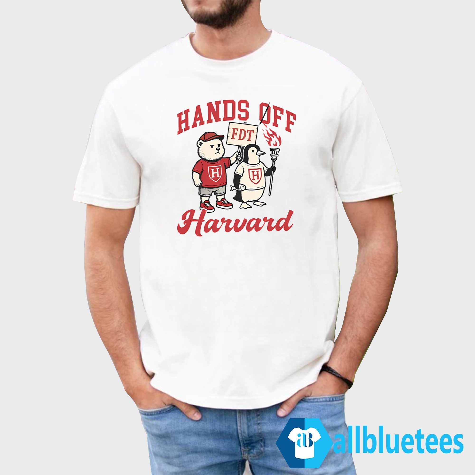 FDT Hands Off Harvard Trump Shirt