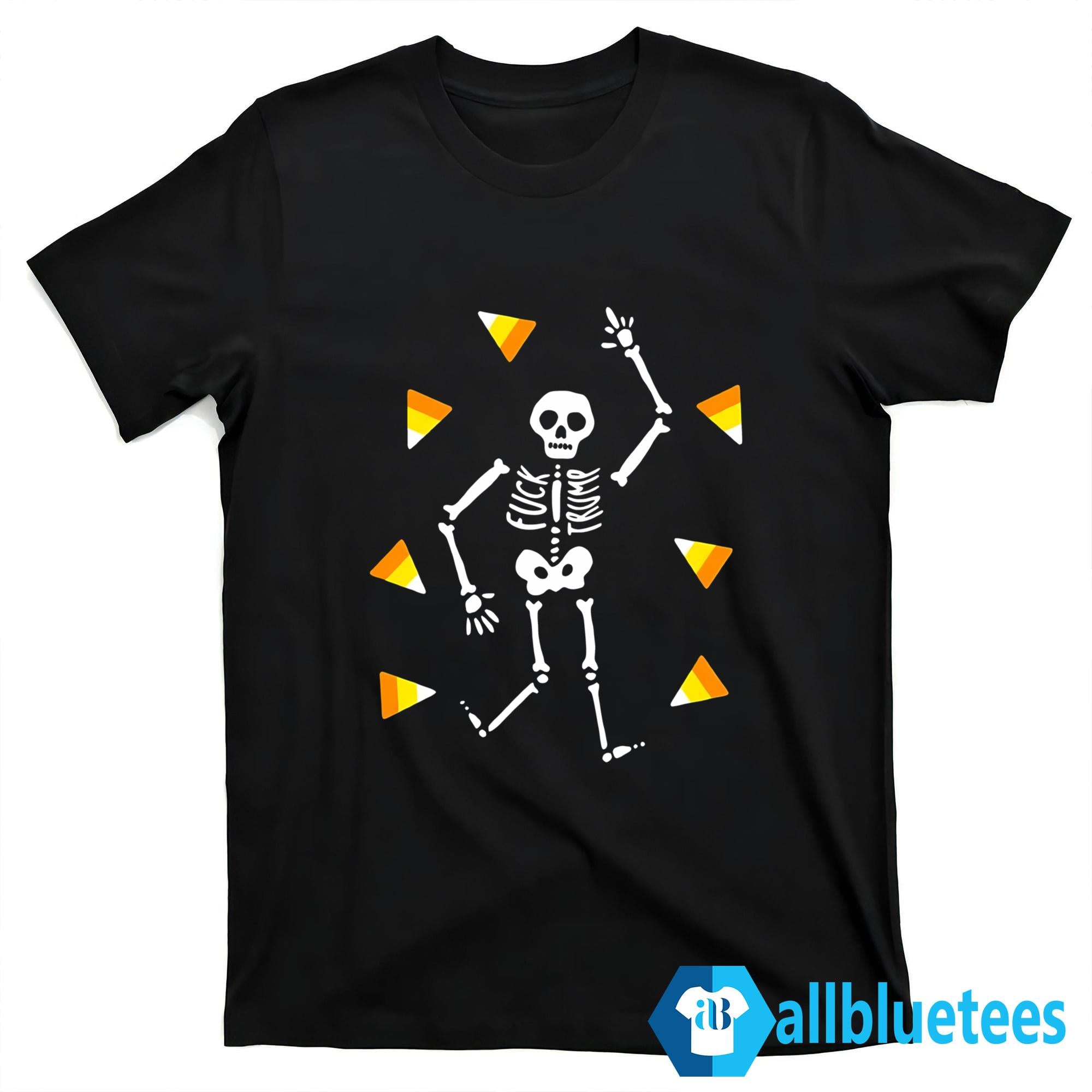 FDT Slightly Subtle Halloween Skeleton Shirt
