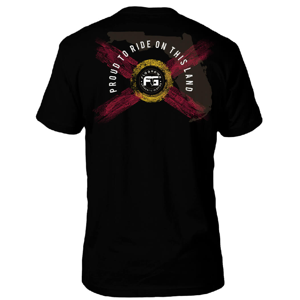 Proud to Ride on this Land Tee Hoodie, Sweatshirt | CoreVibeTees.com (Image 1)