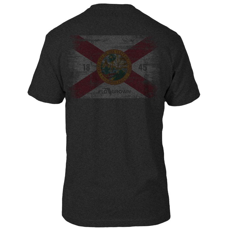 FloGrown Washed Flag Tee Hoodie, Sweatshirt | CoreVibeTees.com (Image 1)