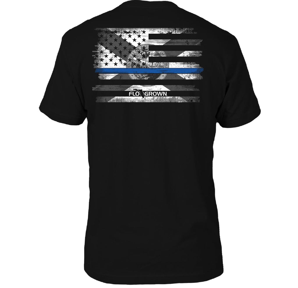 Blue Line Tee Hoodie, Sweatshirt | CoreVibeTees.com (Image 1)