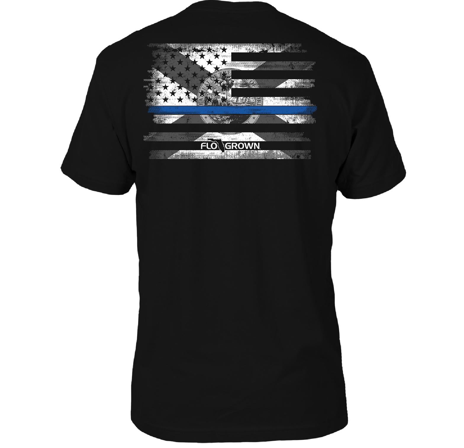 Blue Line Tee Hoodie, Sweatshirt | CoreVibeTees.com (Image 1)