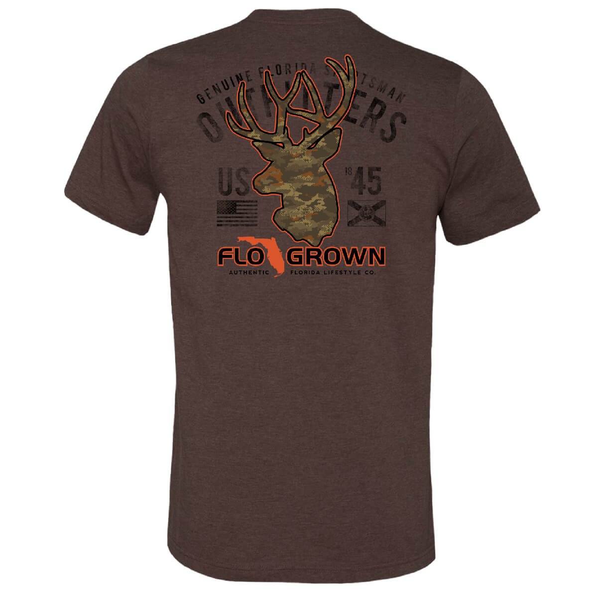 Deer Camo Tee Hoodie, Sweatshirt | CoreVibeTees.com (Image 1)