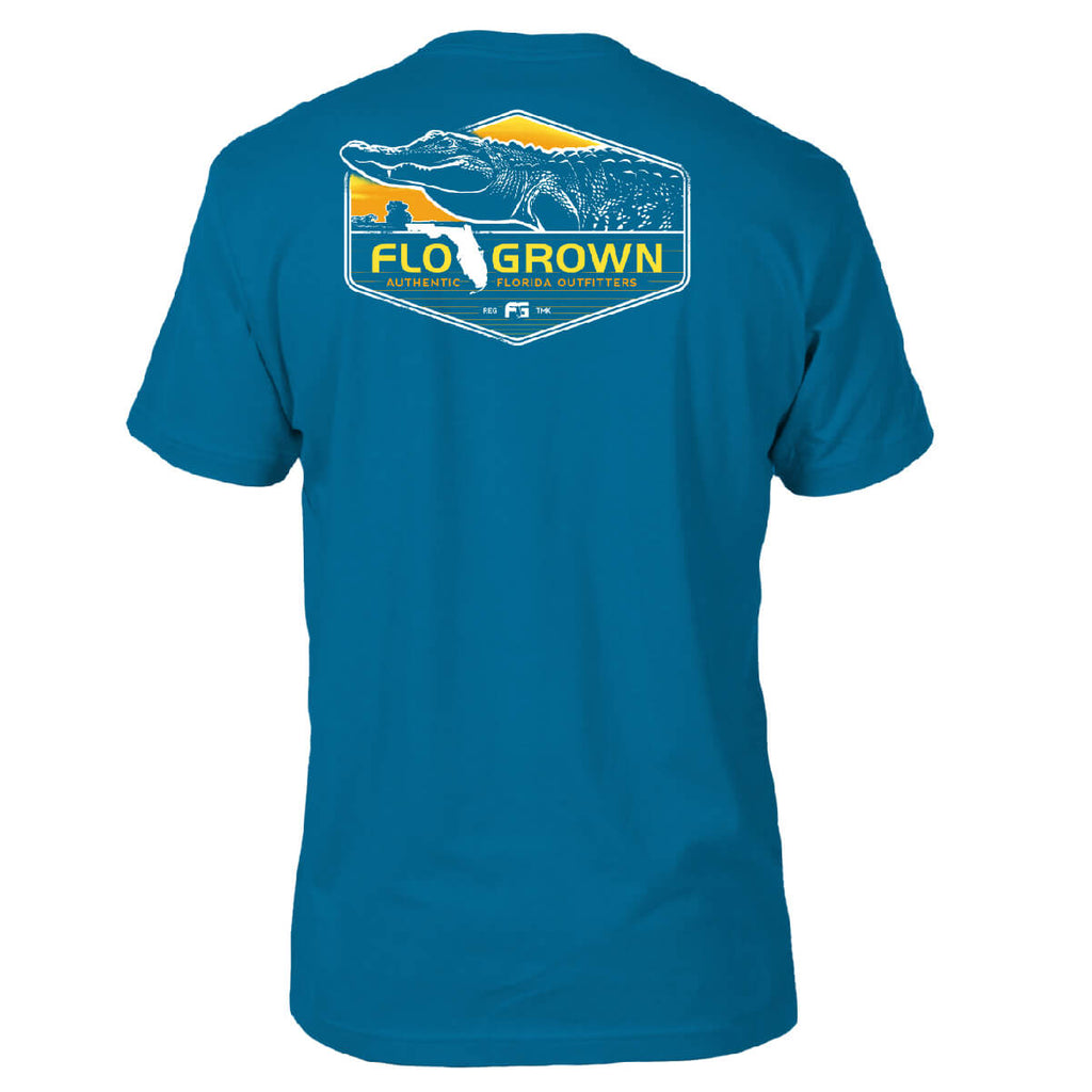 Gator Hex Tee Hoodie, Sweatshirt | CoreVibeTees.com (Image 1)