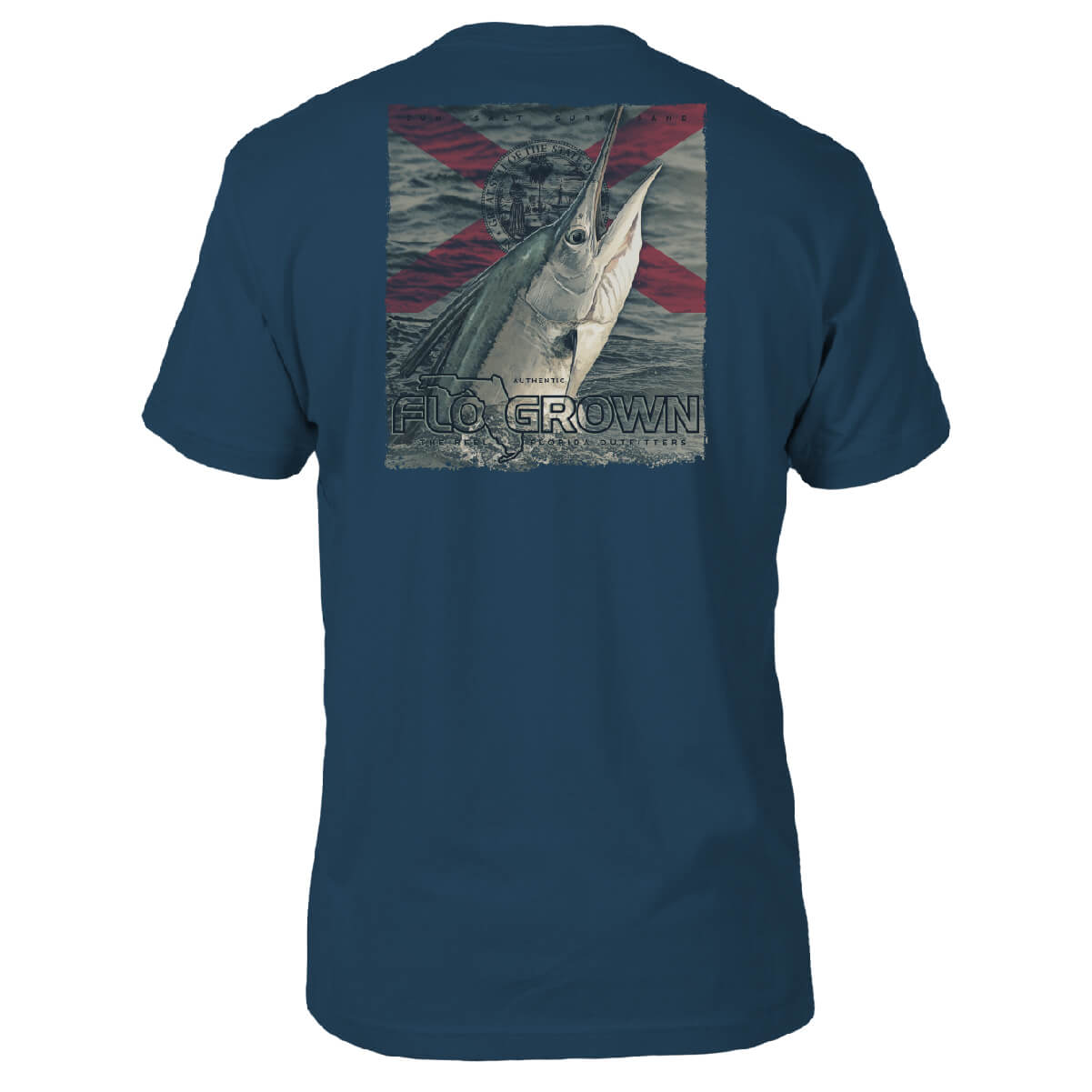 Rough Water Marlin Tee Hoodie, Sweatshirt | CoreVibeTees.com (Image 1)