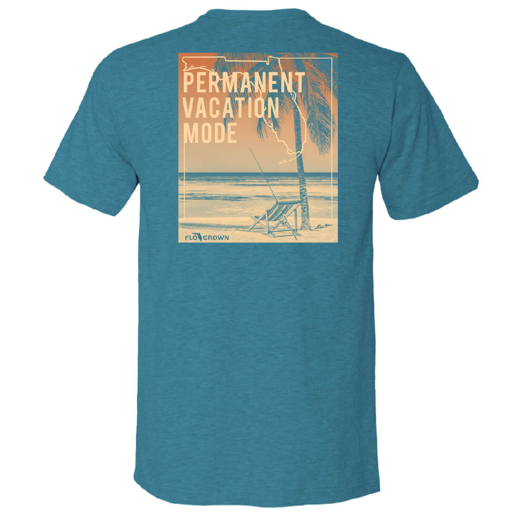 Permanent Vacation Mode Tee Hoodie, Sweatshirt | CoreVibeTees.com (Image 1)