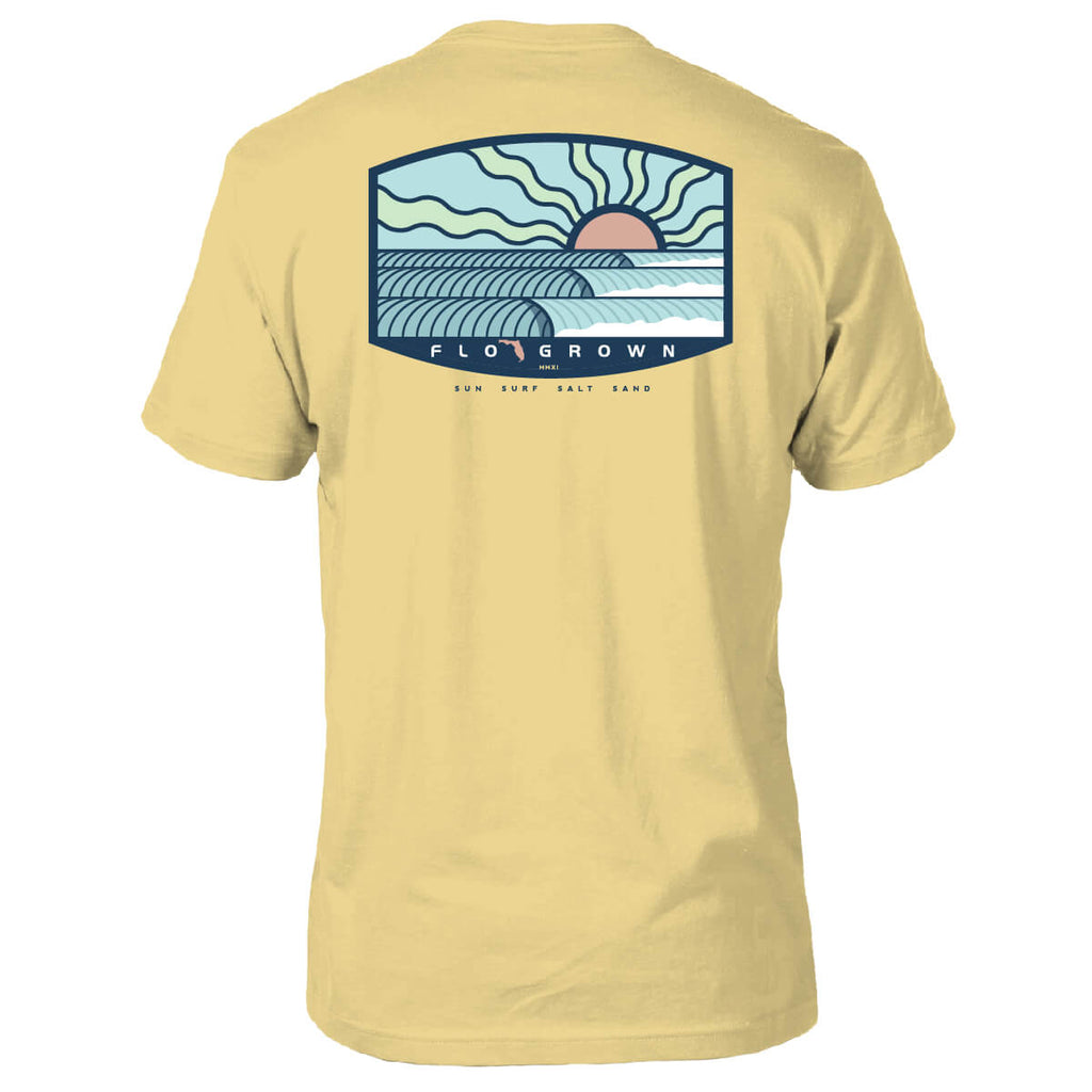 Sunset Shores Crest Tee Hoodie, Sweatshirt | CoreVibeTees.com (Image 1)