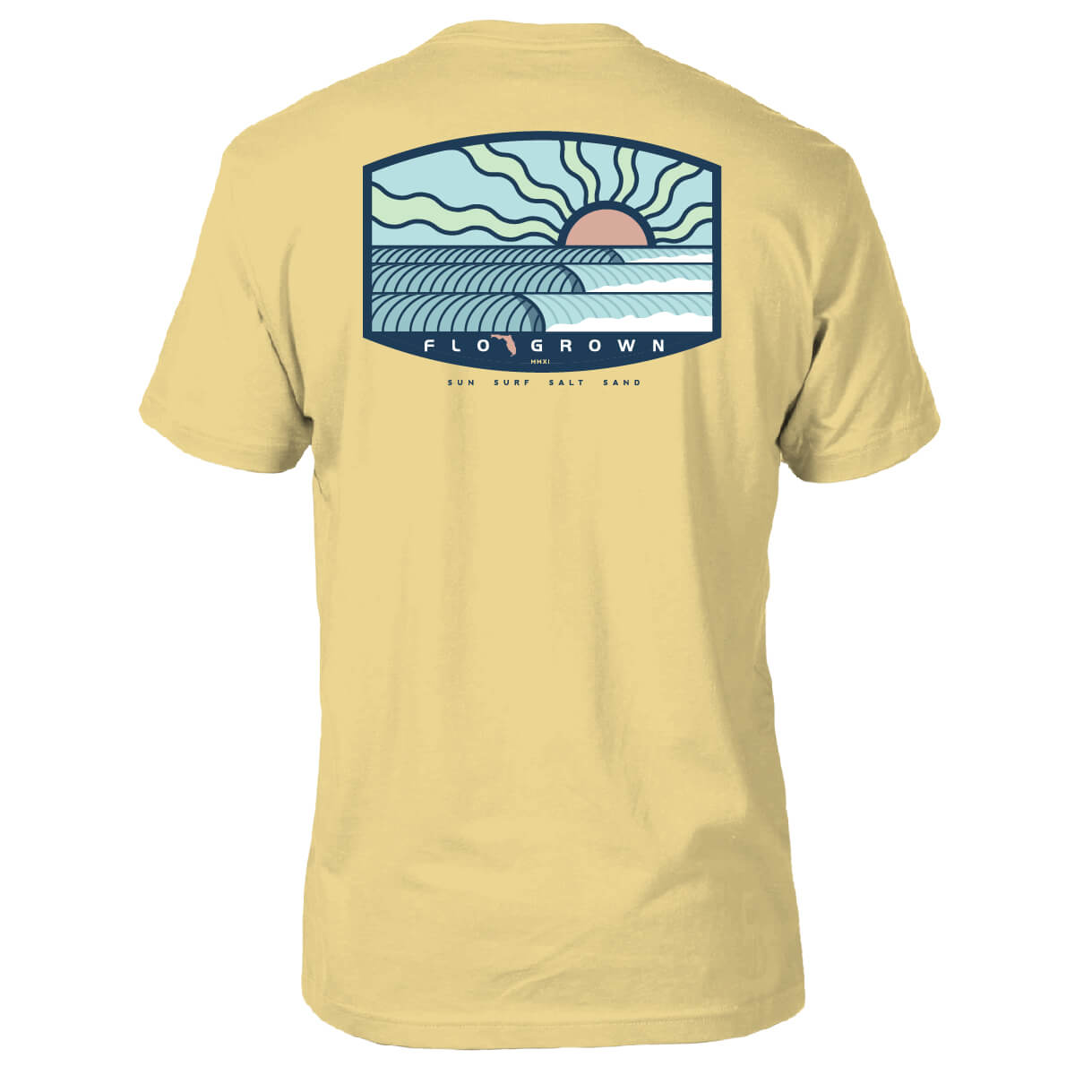 Sunset Shores Crest Tee Hoodie, Sweatshirt | CoreVibeTees.com (Image 1)