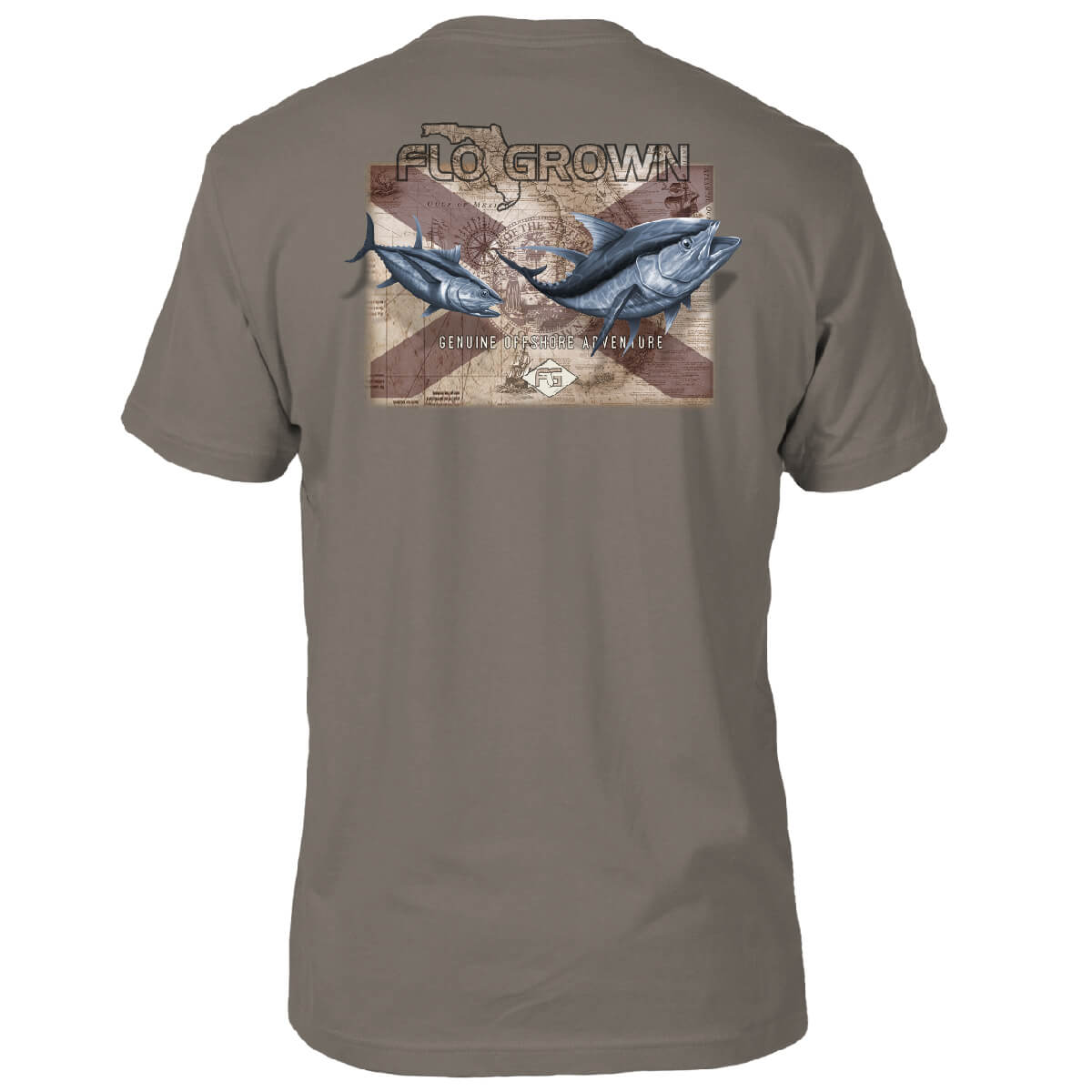 Tuna Over Map Tee Hoodie, Sweatshirt | CoreVibeTees.com (Image 1)