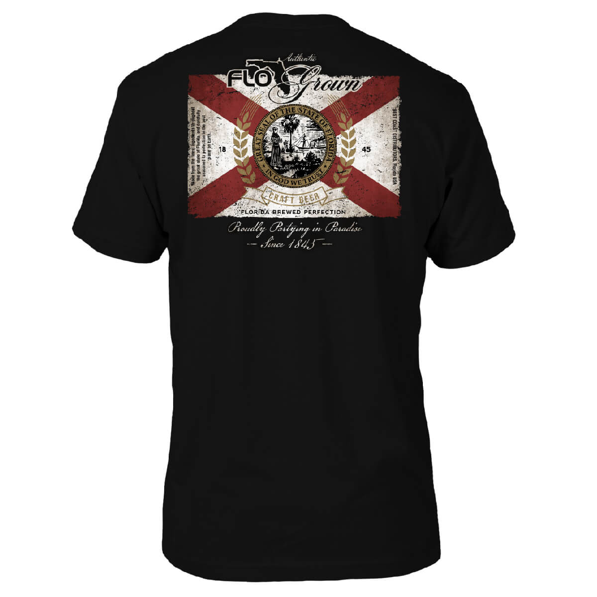 FloGrown Beer Label Tee Hoodie, Sweatshirt | CoreVibeTees.com (Image 1)