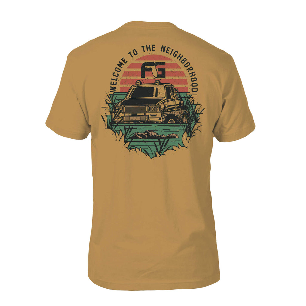 Welcome to the Neighborhood Tee Hoodie, Sweatshirt | CoreVibeTees.com (Image 1)