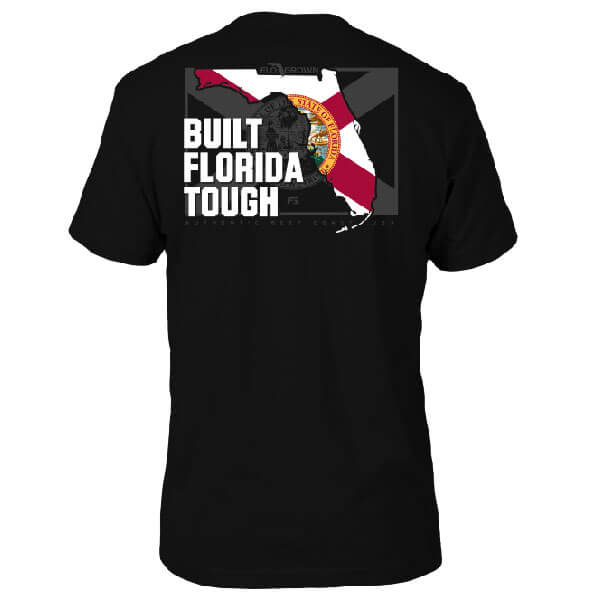 Built Florida Tough Tee Hoodie, Sweatshirt | CoreVibeTees.com (Image 1)