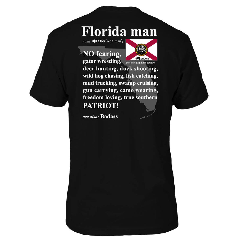 Florida Man Definition Tee Hoodie, Sweatshirt | CoreVibeTees.com (Image 1)