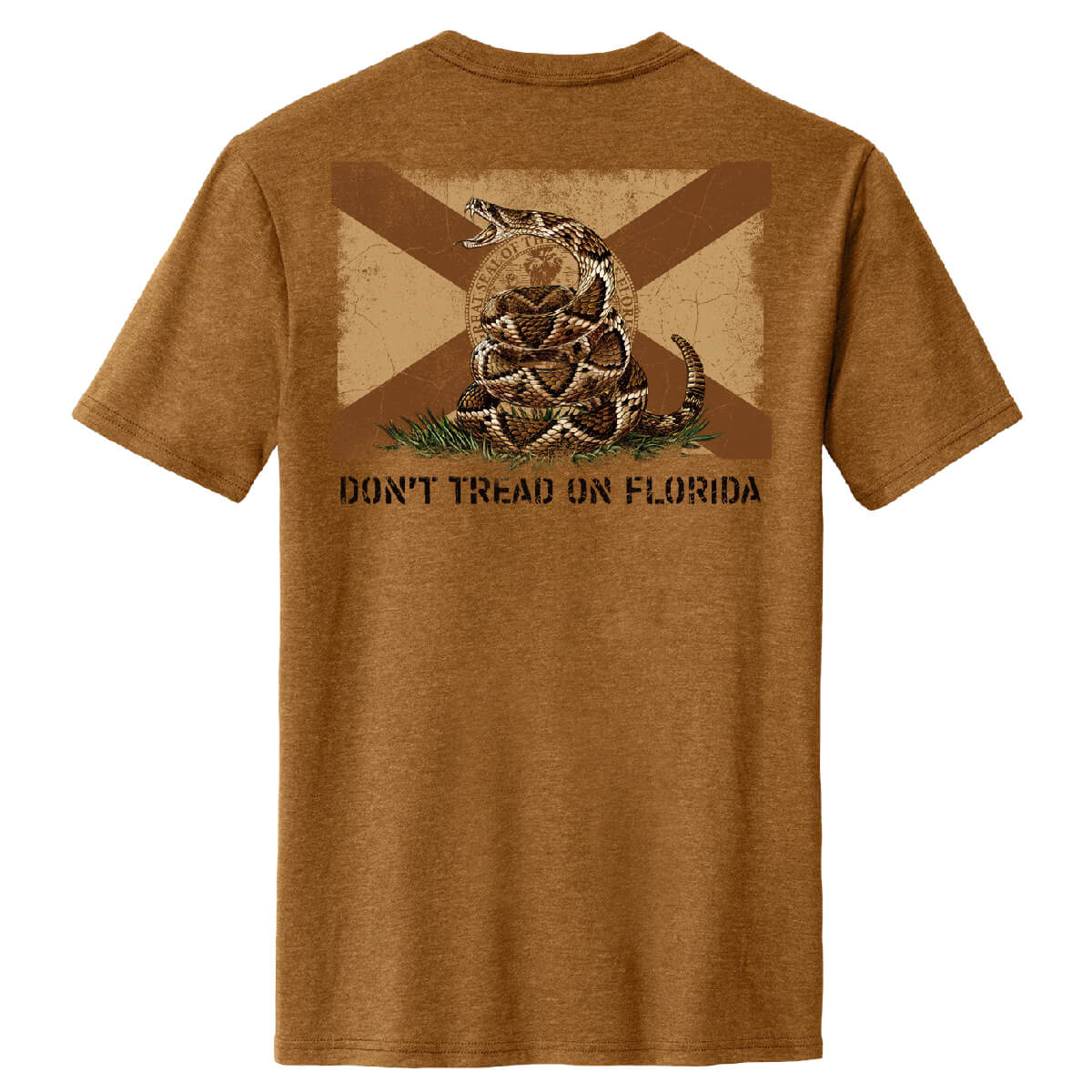 Don't Tread on Florida Vintage Tee Hoodie, Sweatshirt | CoreVibeTees.com (Image 1)