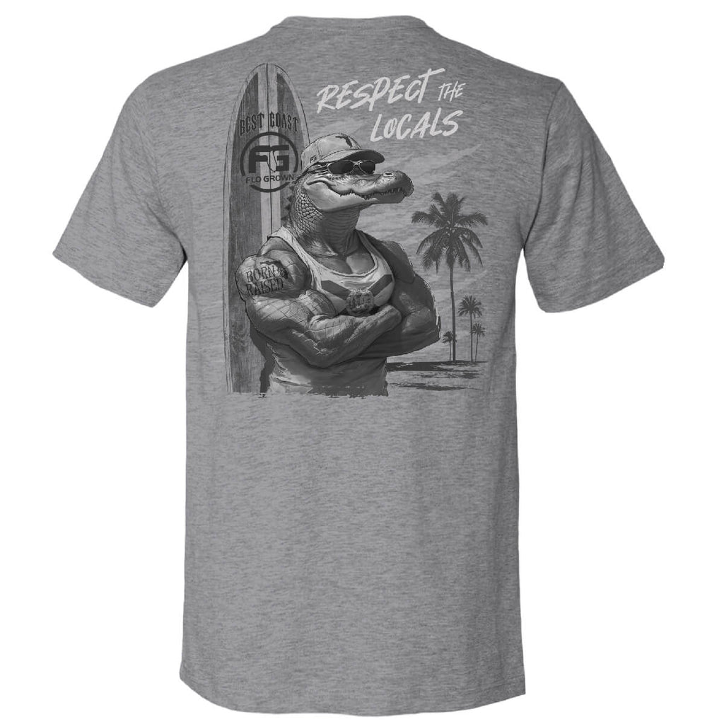 Respect Locals Gator Tee Hoodie, Sweatshirt | CoreVibeTees.com (Image 1)