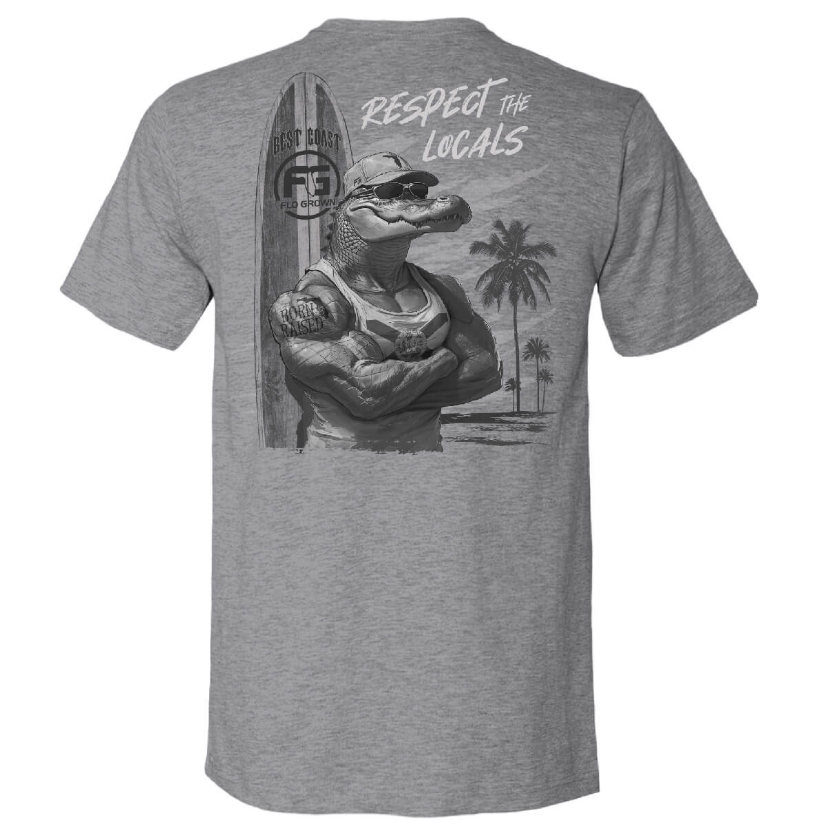 Respect Locals Gator Tee Hoodie, Sweatshirt | CoreVibeTees.com (Image 1)