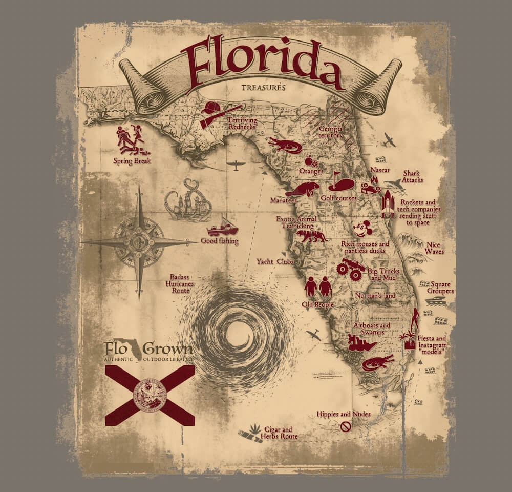 Florida Treasures Tee Hoodie, Sweatshirt | CoreVibeTees.com (Image 3)