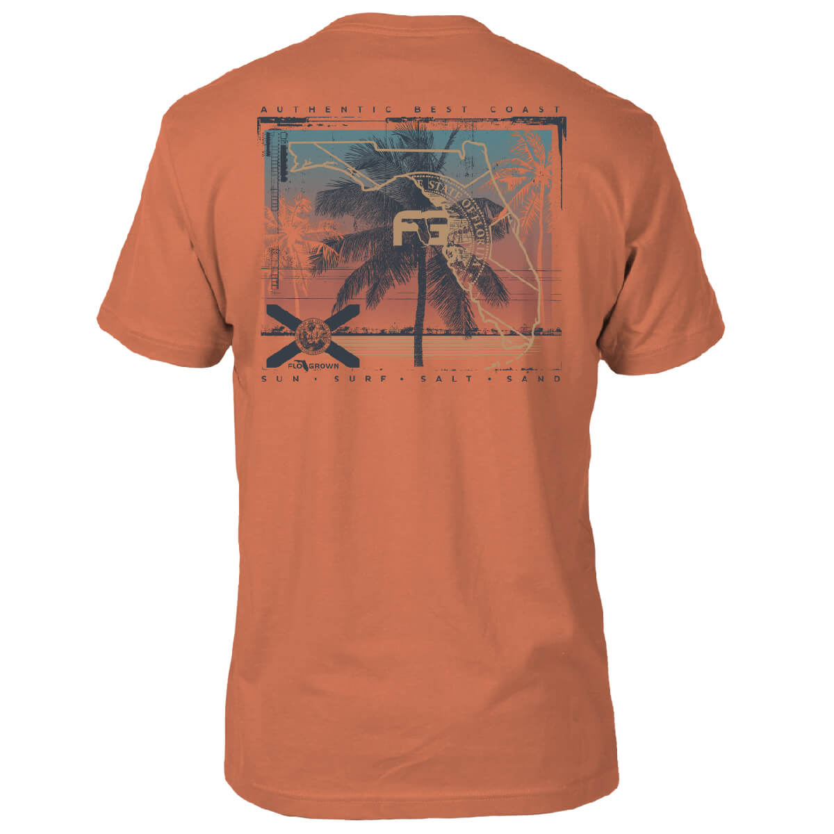 Best Coast Grunge Map Tee Style001 Hoodie, Sweatshirt | CoreVibeTees.com (Image 1)