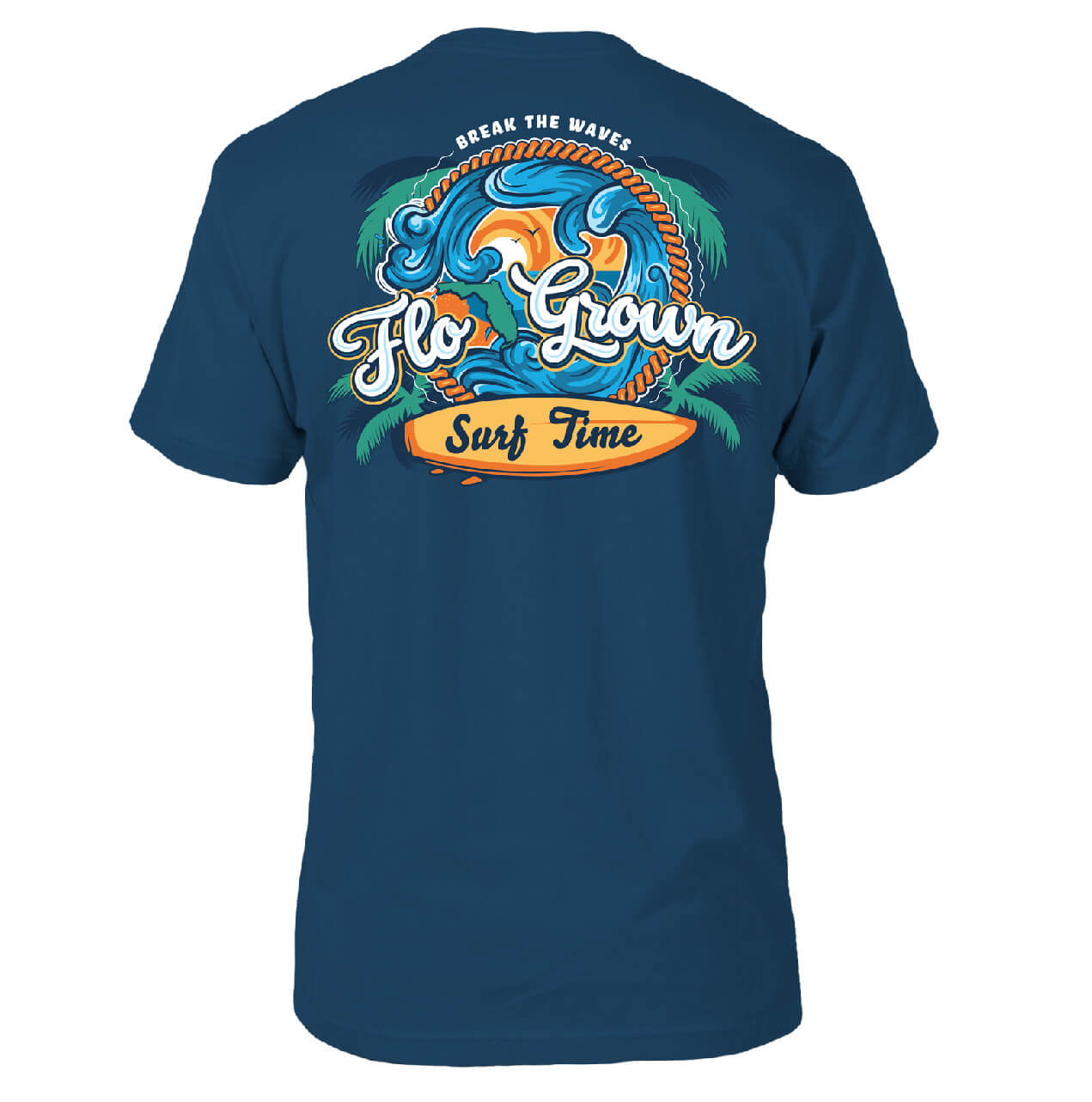 Surf Time Tee Hoodie, Sweatshirt | CoreVibeTees.com (Image 1)