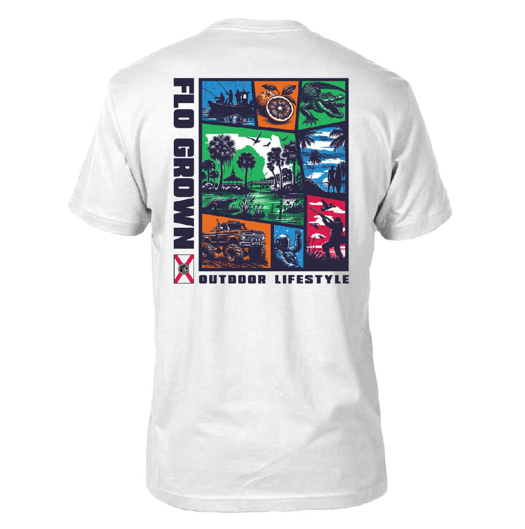 Florida Lifestyle Collage Tee Hoodie, Sweatshirt | CoreVibeTees.com (Image 1)