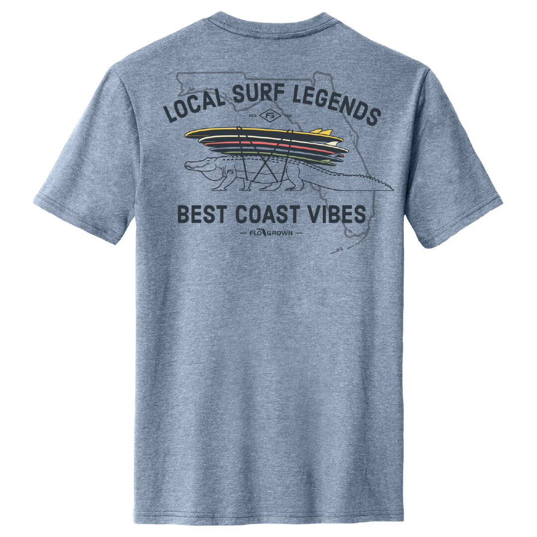 Surf Legends Tee Hoodie, Sweatshirt | CoreVibeTees.com (Image 1)
