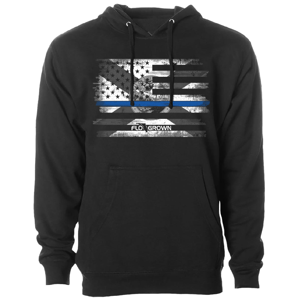 Blue Line Flag Mash Up Hoodie T-Shirts, Sweatshirt | CoreVibeTees.com