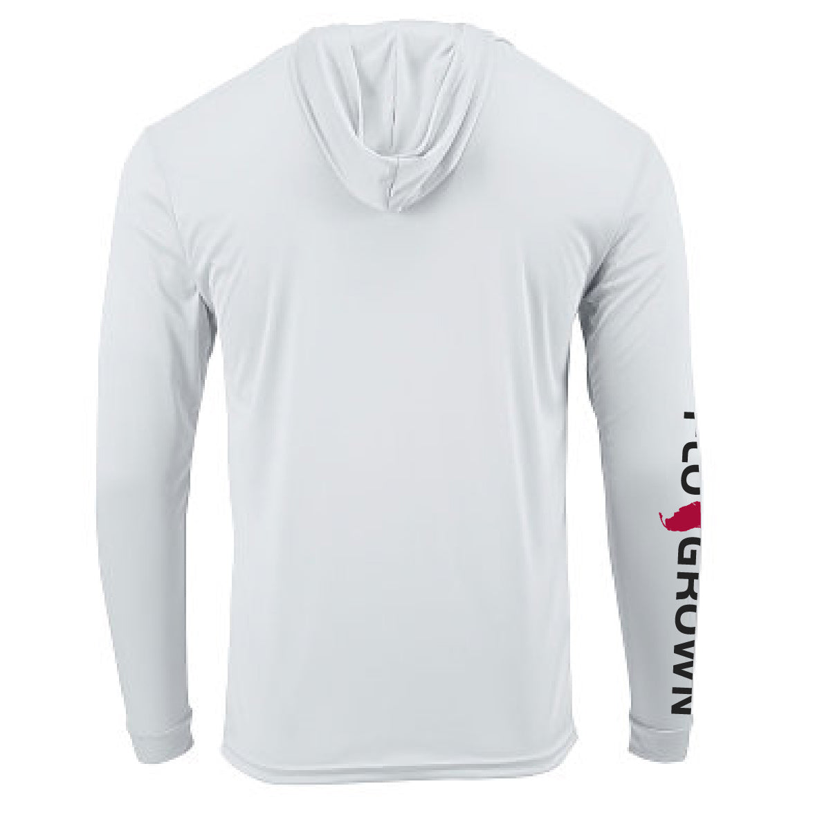 Flag Chest Hooded LS Performance Tee Hoodie, Sweatshirt | CoreVibeTees.com (Image 2)