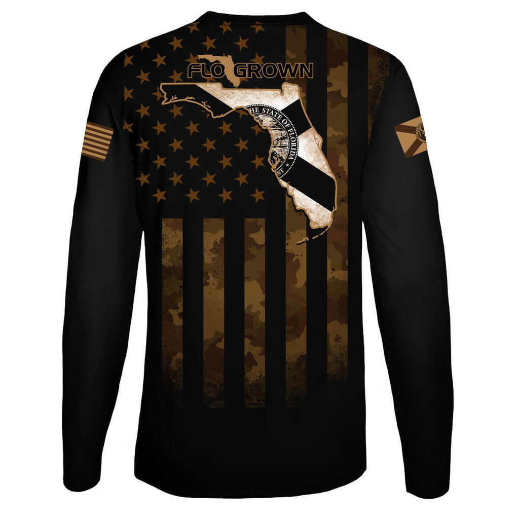 US Camo Flag Performance Tee Hoodie, Sweatshirt | CoreVibeTees.com (Image 1)