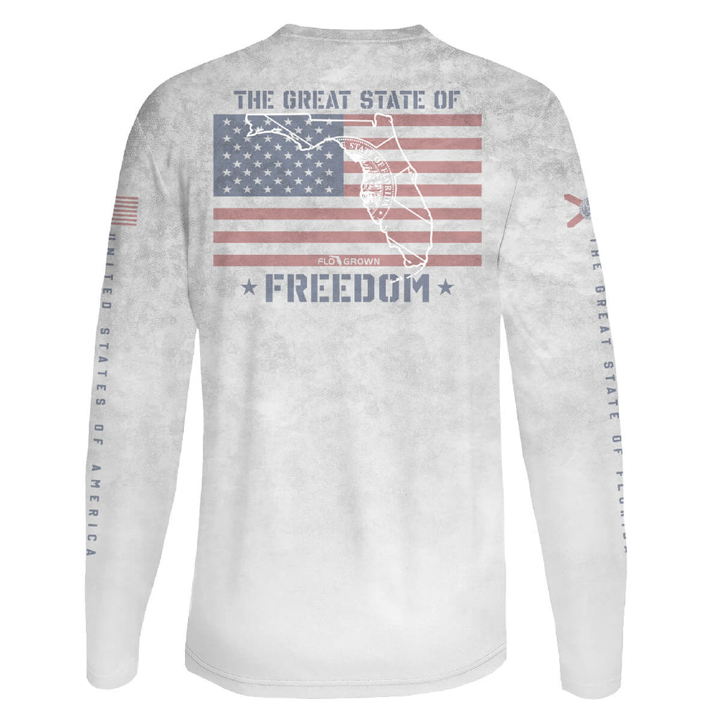 Great State of Freedom Performance Tee Hoodie, Sweatshirt | CoreVibeTees.com (Image 1)