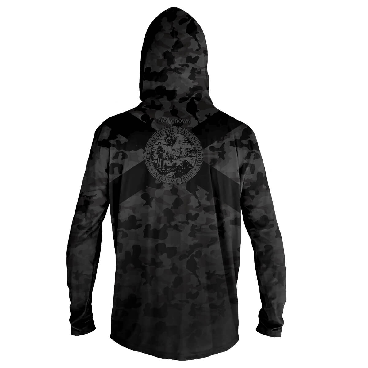 Black Camo Performance Hoodie Style001 T-Shirts, Sweatshirt | CoreVibeTees.com (Image 2)