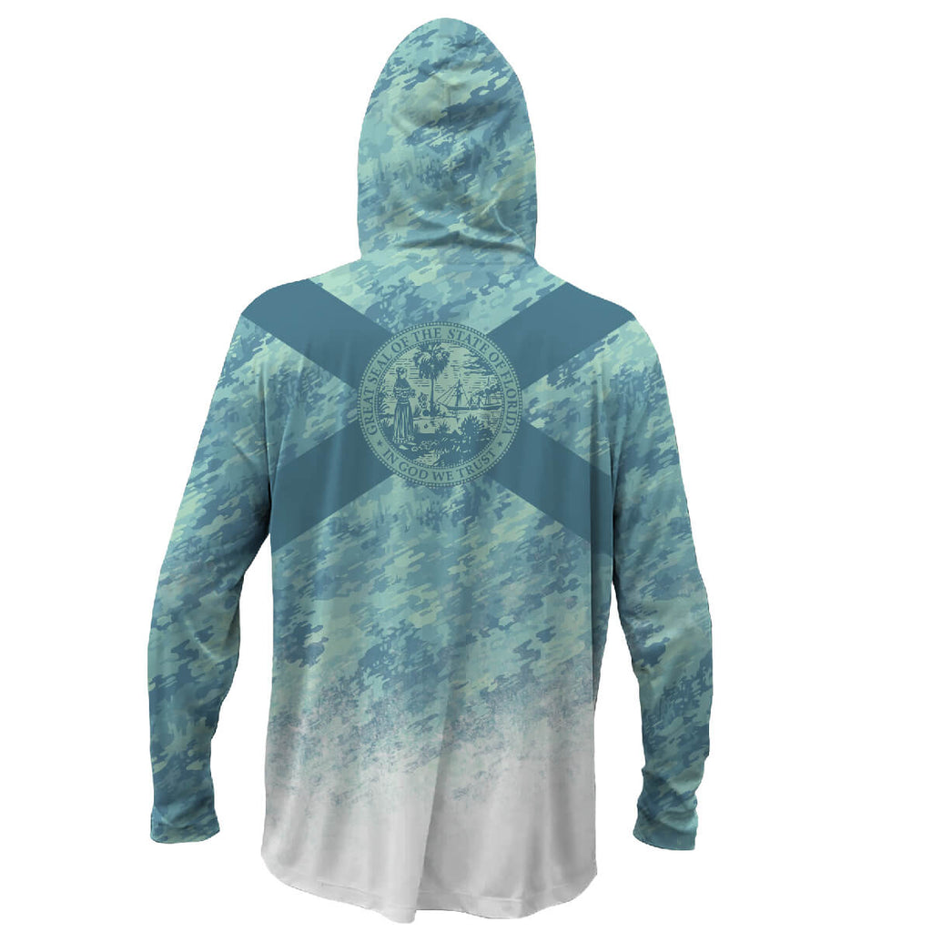 Sea Camo Performance Hoodie T-Shirts, Sweatshirt | CoreVibeTees.com (Image 1)