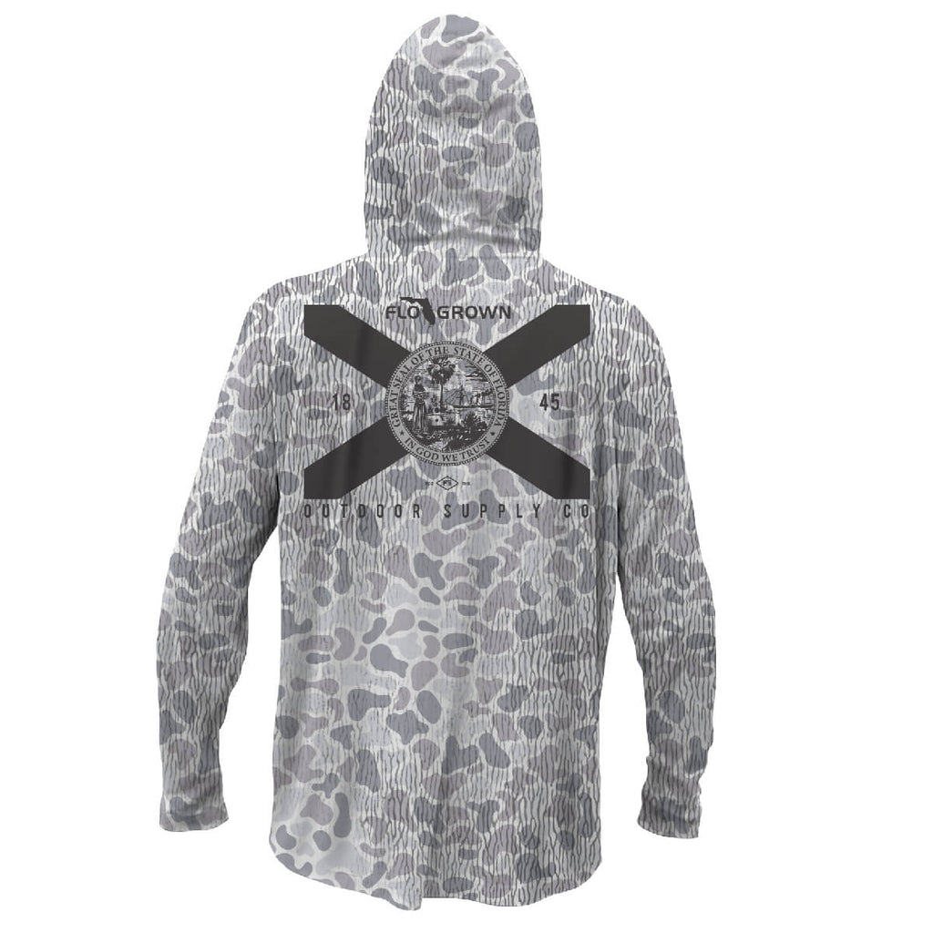 Woodland Camo Performance Hoodie T-Shirts, Sweatshirt | CoreVibeTees.com (Image 1)